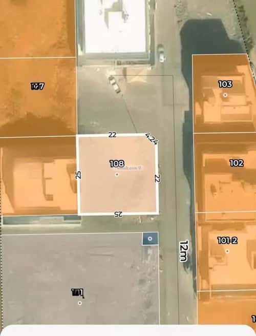 Land 620.45 SQM Tiyyah, Madinah