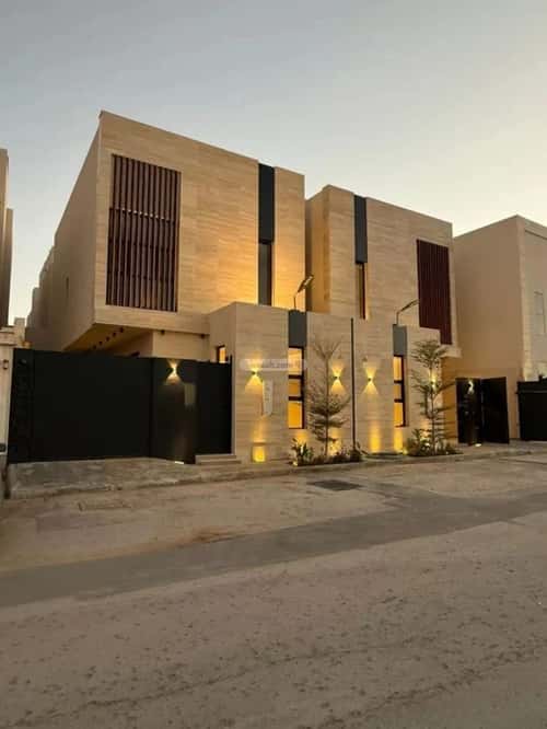 Villa 372.65 SQM Facing East on 20m Width Street Al-Mahdiyah, West Riyadh, Riyadh