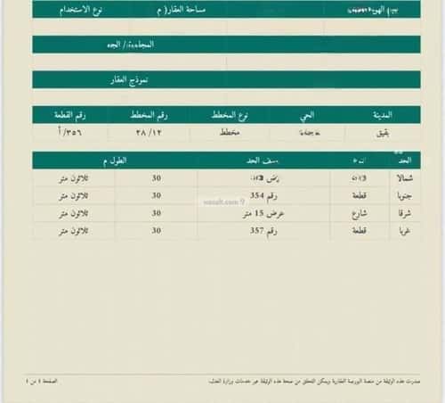 Land 892 SQM Facing North East on 20m Width Street Karhash, Abqaiq