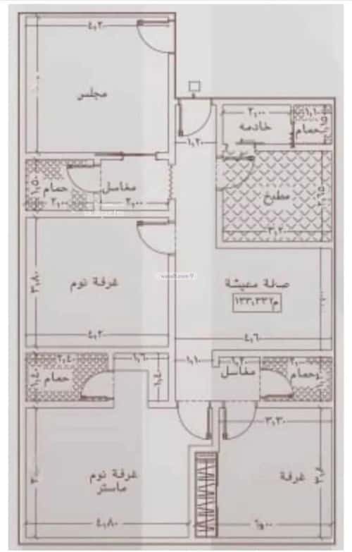 Apartment 133 SQM with 4 Bedrooms Al Salamah, North Jeddah, Jeddah
