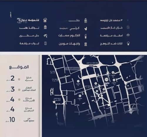 شقة 1017.5 متر مربع ب 4 غرف المروة، شمال جدة، جدة