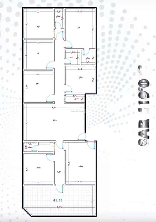 Apartment 658.35 SQM with 6 Bedrooms Mraykh, East Jeddah, Jeddah