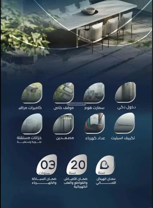 Apartment 1588.88 SQM with 3 Bedrooms Al Azizeyyah, North Jeddah, Jeddah