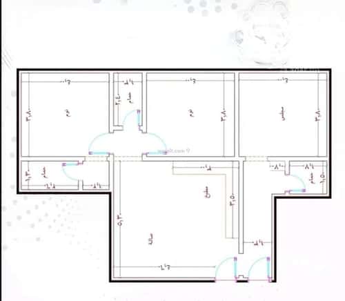 Apartment 658.35 SQM with 3 Bedrooms Mraykh, East Jeddah, Jeddah
