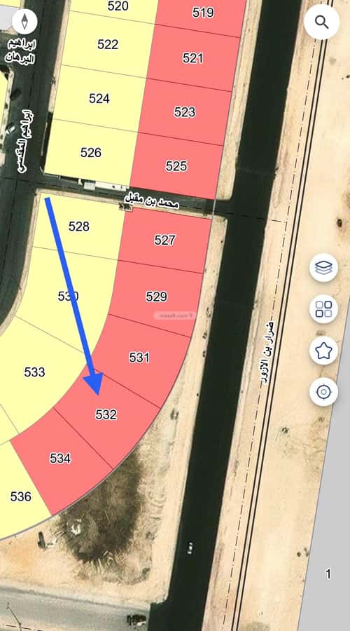 Land 931 SQM Facing East on 60m Width Street Al Kawthar, Khobar
