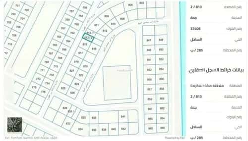 Land 300 SQM Facing North West on 15m Width Street Alsahil, South Jeddah, Jeddah
