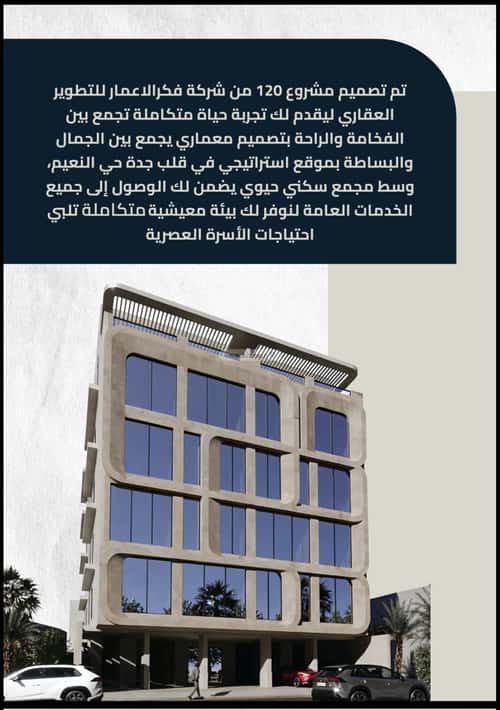 Apartment 129.72 SQM with 5 Bedrooms Al Naeem, North Jeddah, Jeddah