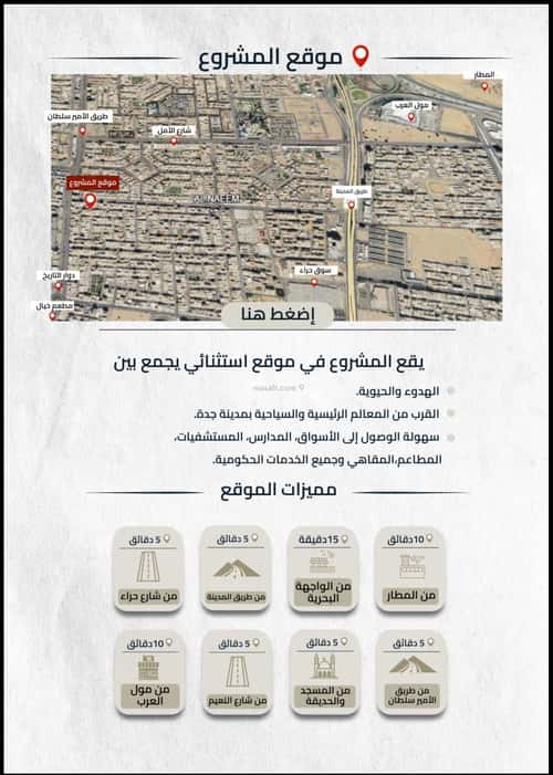 Apartment 190.67 SQM with 6 Bedrooms Al Naeem, North Jeddah, Jeddah