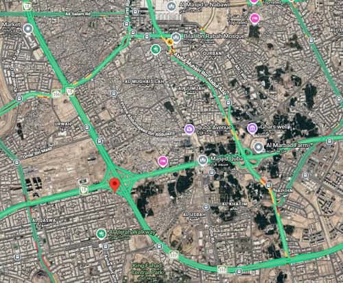 أرض 500.01 متر مربع شمالية على شارع 30م القصواء، المدينة المنورة