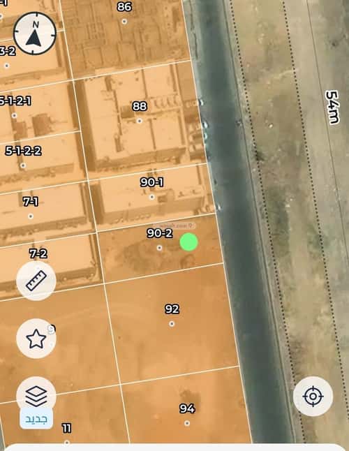 Land 358.12 SQM Facing East on 54m Width Street Haya Al-Ranoona, Madinah