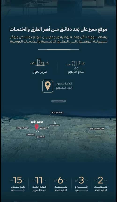 شقة 625 متر مربع ب 3 غرف الفيصلية، شمال جدة، جدة
