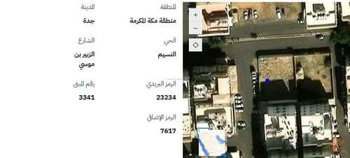 أرض 770.5 متر مربع شمالية غربية على شارع 25م النسيم، جنوب جدة، جدة