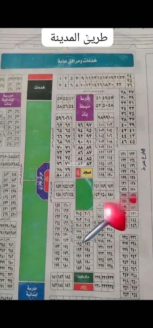 أرض 450 متر مربع جنوبية على شارع 16م البوادر، شمال جدة، جدة