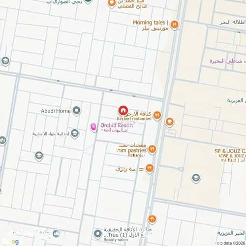 أرض 650 متر مربع شرقية على شارع 15م الصواري، الخبر