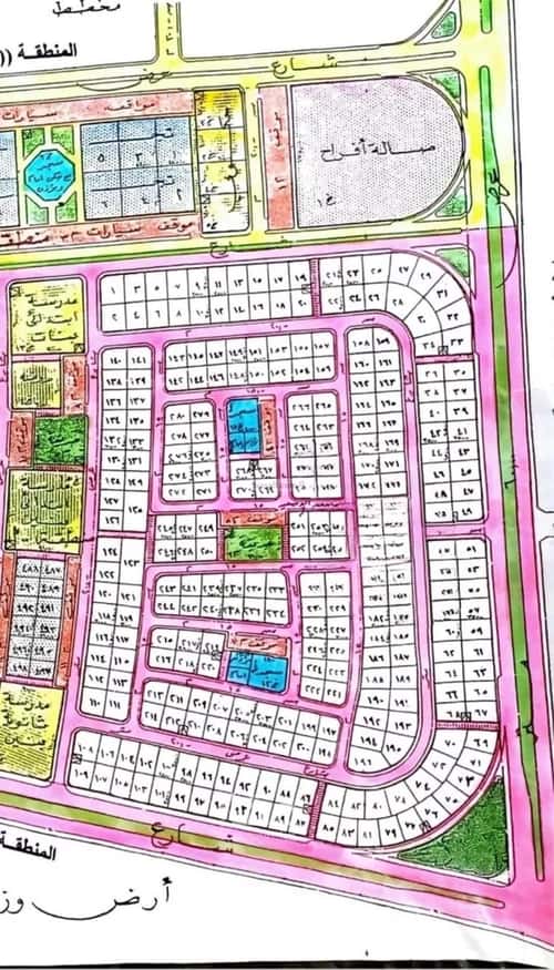 أرض 375 متر مربع شمالية على شارع 15م الرجاء، الخبر