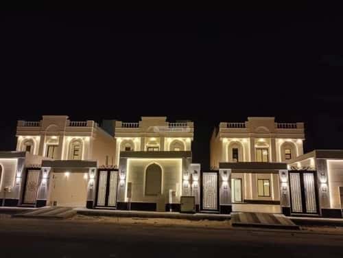 Villa 549.33 SQM Facing North on 40m Width Street Al Aqiq, Khobar