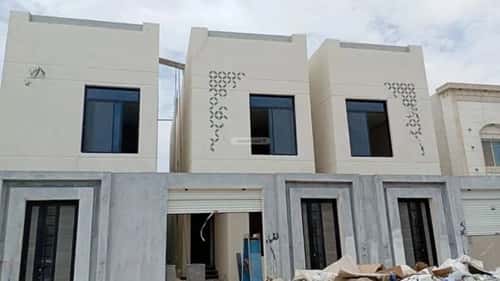 Villa 315.2 SQM Facing East on 18m Width Street Al Aqiq, Khobar