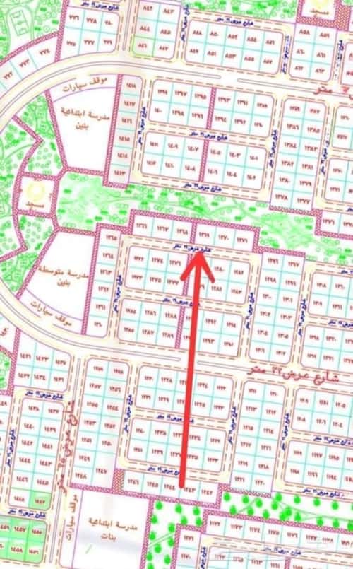 Land 450 SQM Facing South on 25m Width Street Al-Najma, North Jeddah, Jeddah