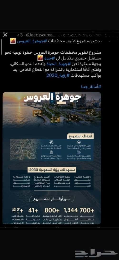 أرض 377.6 متر مربع جنوبية شرقية على شارع 25م النجمة، شمال جدة، جدة