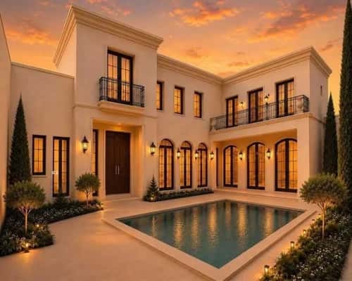 فيلا 875 متر مربع غربية على شارع 15م الملقا، شمال الرياض، الرياض
