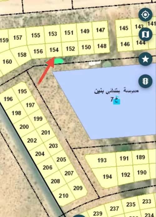 Land 400 SQM Facing South on 20m Width Street Ashbiliyah - Baqiq, Abqaiq