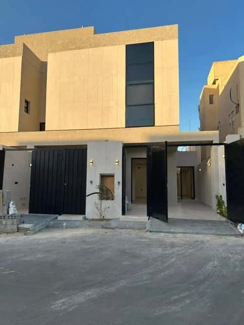 Villa 220.66 SQM Facing West on 15m Width Street Shubra, West Riyadh, Riyadh