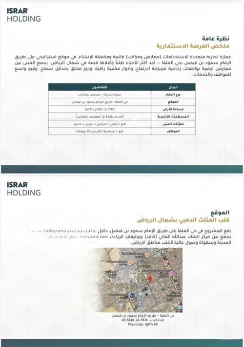 عمارة 1740 متر مربع واجهة جنوبية الملقا، شمال الرياض، الرياض