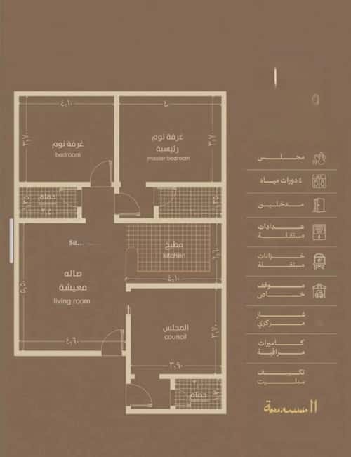 Apartment 713 SQM with 3 Bedrooms Al Salamah, North Jeddah, Jeddah