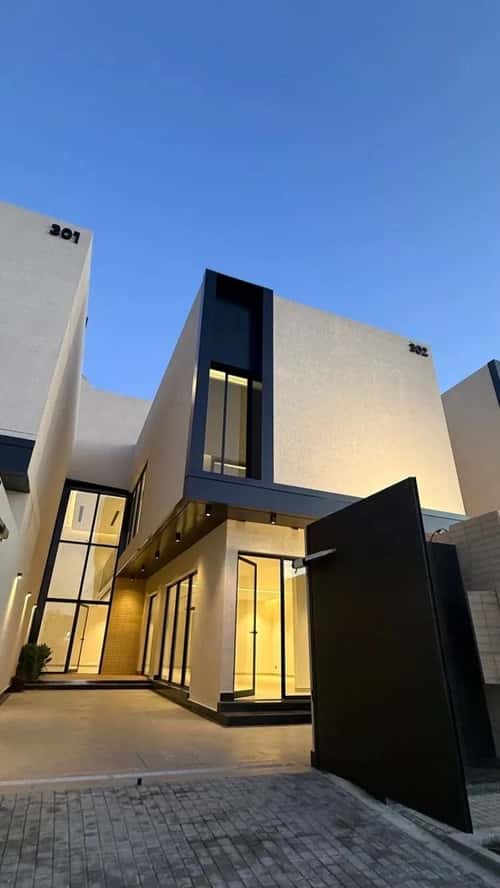 Villa 300 SQM Facing North on 15m Width Street Al-Qairawan, North Riyadh, Riyadh