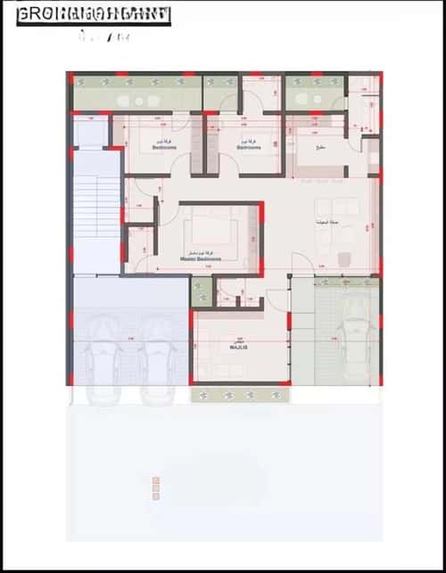 Floor 640 SQM with 3 Bedrooms As-Safa, Central Riyadh, Riyadh