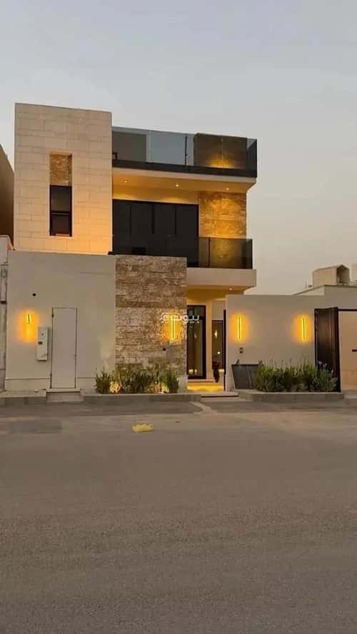 Villa 338.71 SQM Facing East on 20m Width Street Al-Mahdiyah, West Riyadh, Riyadh