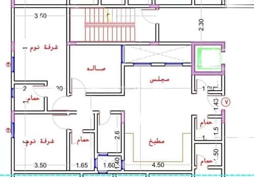 شقة 113.34 متر مربع ب 3 غرف النرجس، شمال الرياض، الرياض