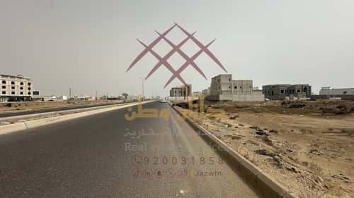 أرض 475 متر مربع شرقية على شارع 25م المحمدية 1، جازان