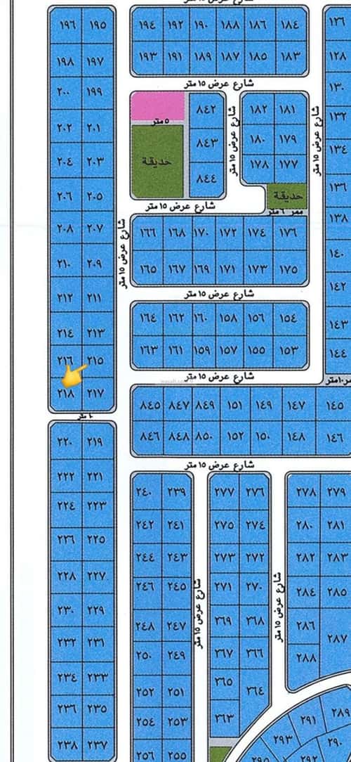 أرض 312.5 متر مربع شرقية على شارع 15م أبحر الشمالية، شمال جدة، جدة