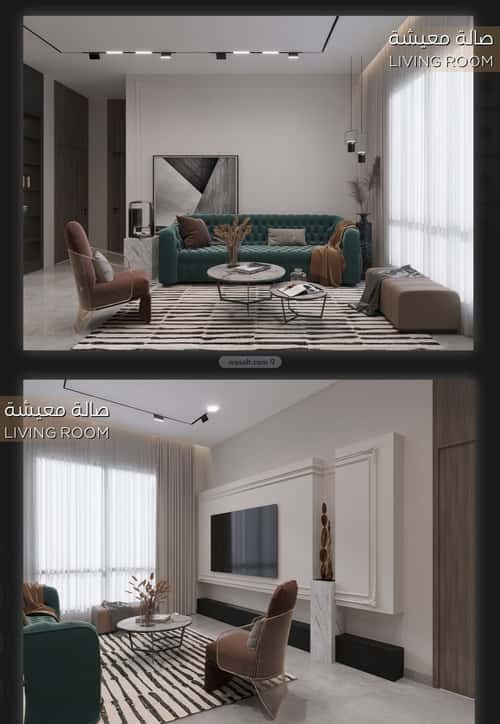 Apartment 875 SQM with 2 Bedrooms Al Zahrah, North Jeddah, Jeddah