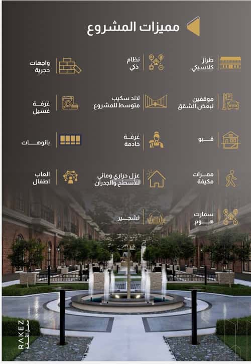 شقة 119.34 متر مربع بغرفتين العارض، شمال الرياض، الرياض