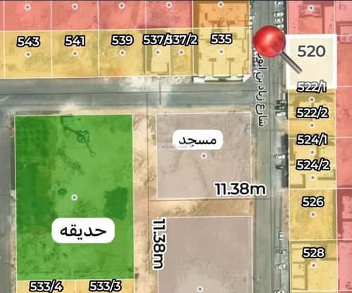 أرض 675 متر مربع غربية على شارع 20م القيروان، شمال الرياض، الرياض
