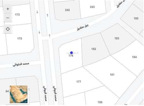 Land 702 SQM Facing North West on 24m Width Street Almouhamdeah, Makkah Al Mukarramah