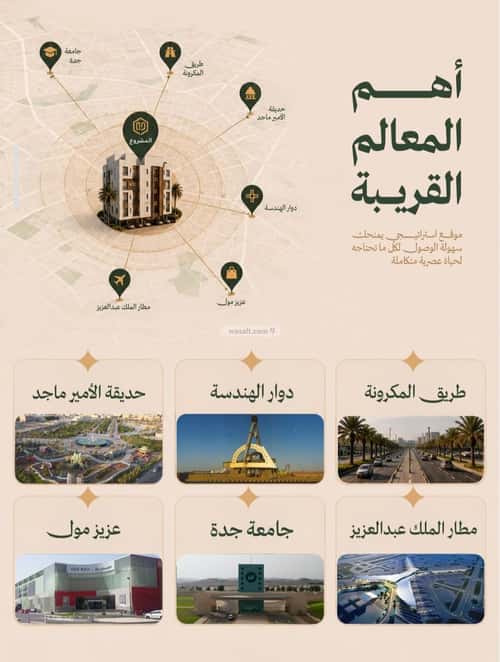 شقة 585.87 متر مربع ب 3 غرف الفيصلية، شمال جدة، جدة