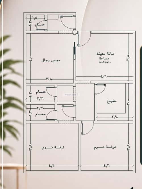 Apartment with 3 Bedrooms Al Nuzha, North Jeddah, Jeddah