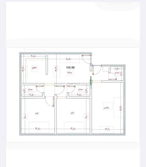 Apartment with 3 Bedrooms Al Nuzha, North Jeddah, Jeddah