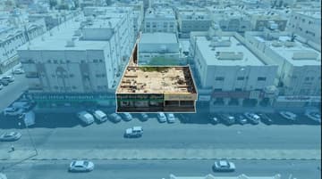 عمارة تجارية 982م2 بحي العليا ا
