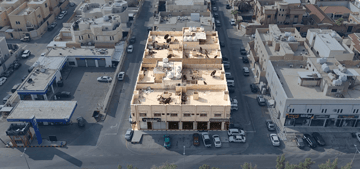 عمارة سكنية 1610م2 بحي الروضة