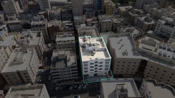 عمارة سكنية 763.8م2 بحي العزيزية