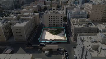 أرض سكنية 1190م2 بحي العزيزية