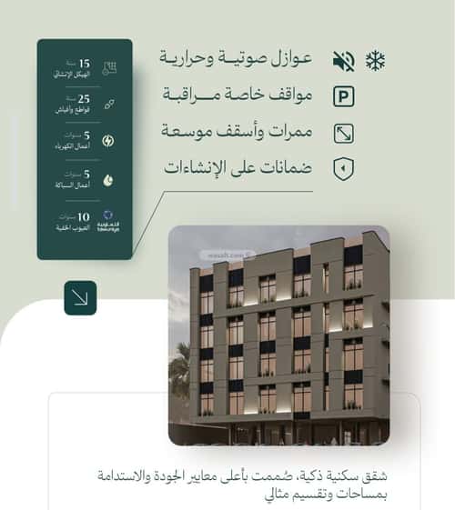 Apartment 775 SQM with 2 Bedrooms Al Nuzha, North Jeddah, Jeddah
