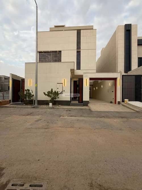 Villa 312.5 SQM Facing West on 15m Width Street Ar-Rimal, East Riyadh, Riyadh