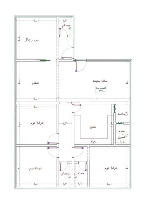 Apartment 3150 SQM with 5 Bedrooms Al Swaryee, North Jeddah, Jeddah