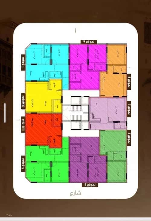 Apartment 829.81 SQM with 2 Bedrooms Al Sharafeyyah, South Jeddah, Jeddah