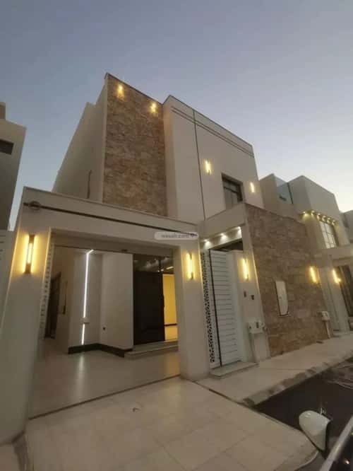 Villa 312.5 SQM Facing North on 15m Width Street Ar-Rimal, East Riyadh, Riyadh